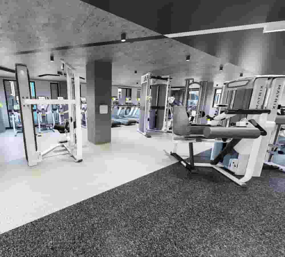 24-hour Fitness Center with high-end equipment